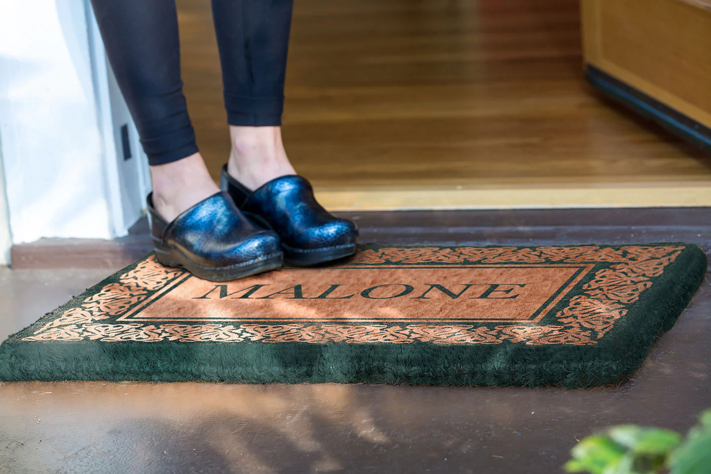 Blooming Hearts Border Personalized Doormats - Image 8