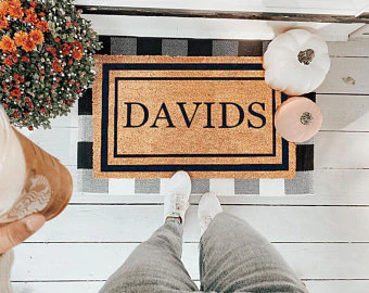 Classic Border Personalized Doormats - Image 11