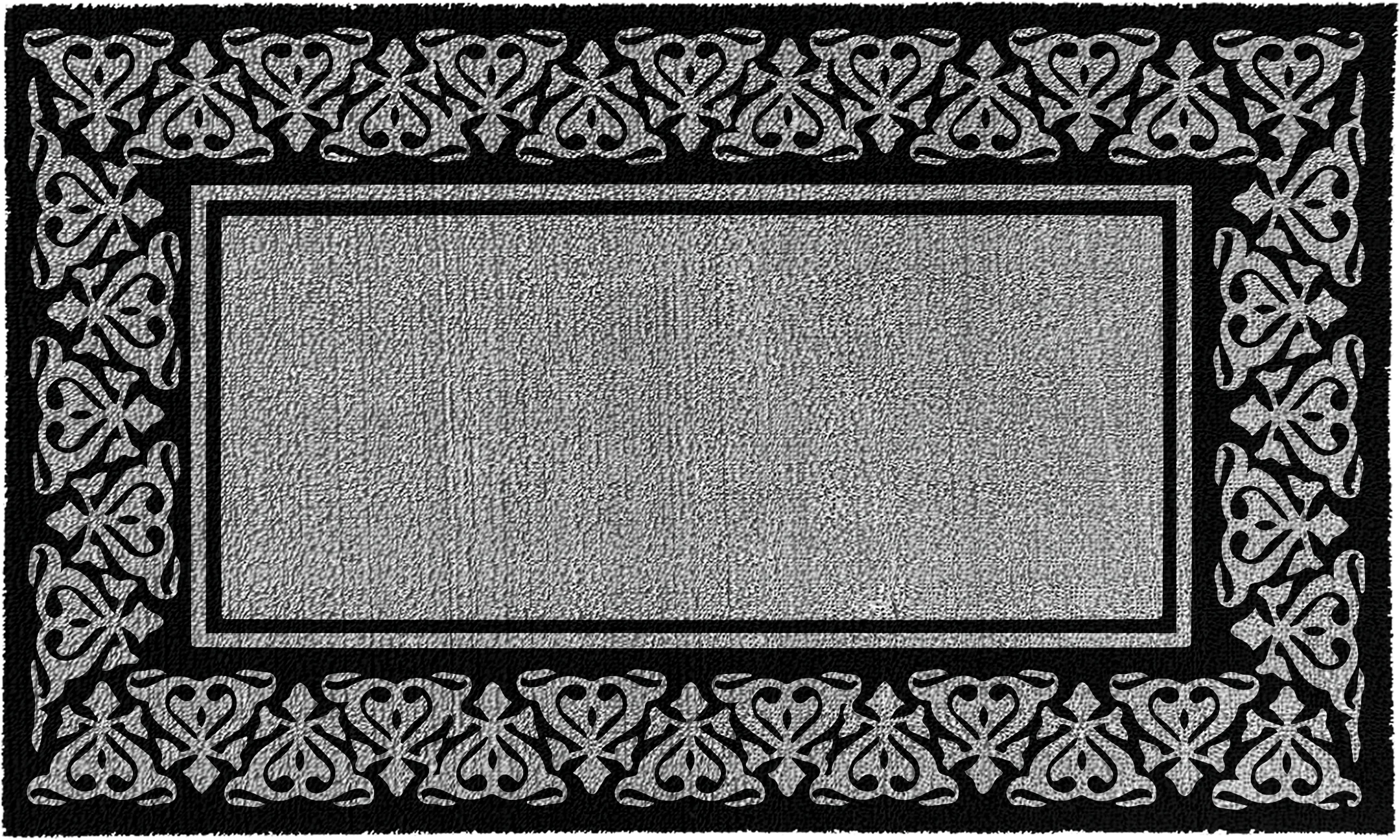 Decor Loop Blooming Hearts Border Personalized Doormats - Image 5