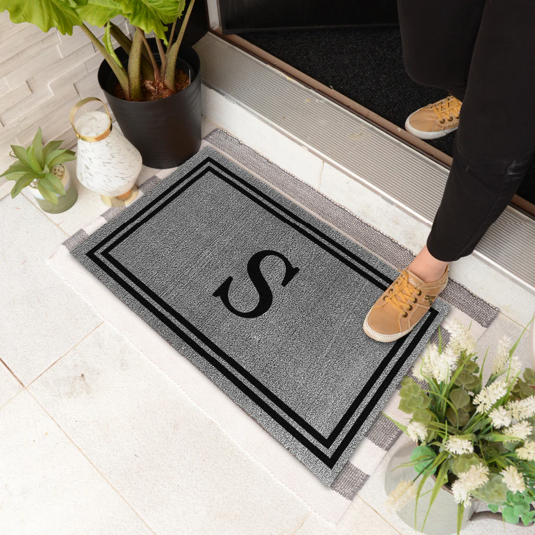 Decor Loop Double Border Personalized Doormats - Image 5