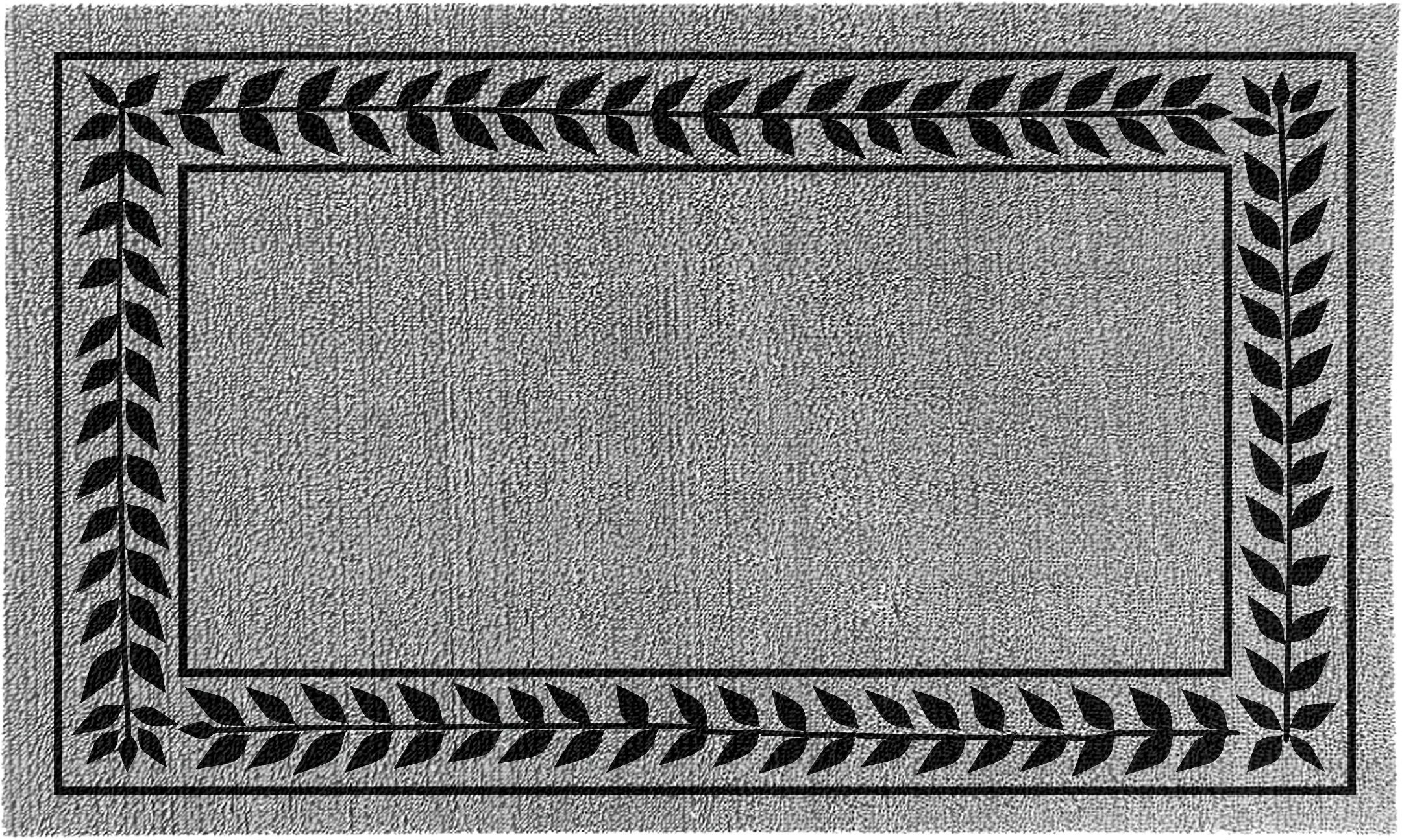 Decor Loop Leafy Vines Border Personalized Doormats - Image 5