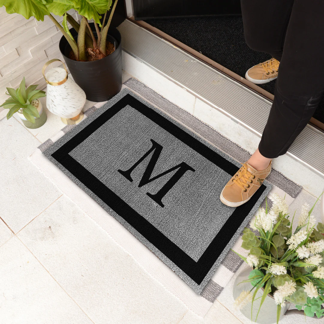 Decor Loop Single Border Personalized Doormats - Image 3