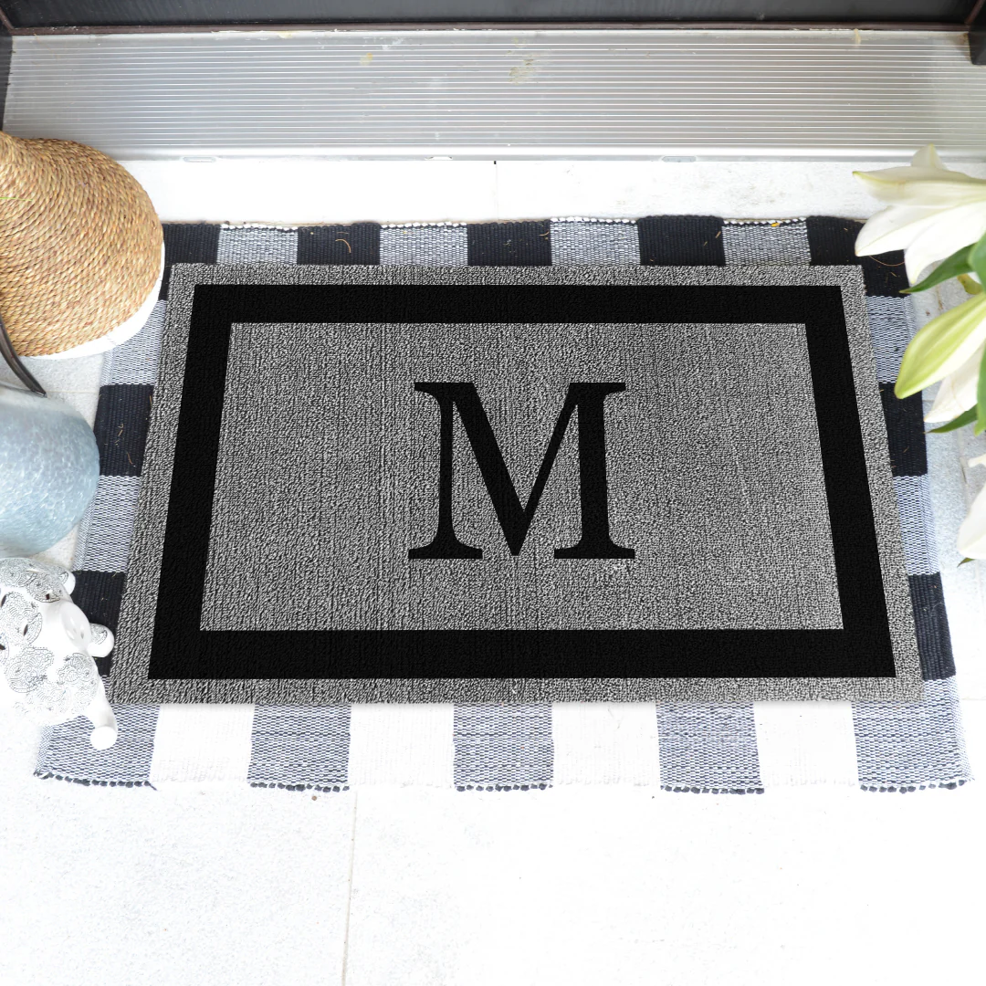Decor Loop Single Border Personalized Doormats - Image 5