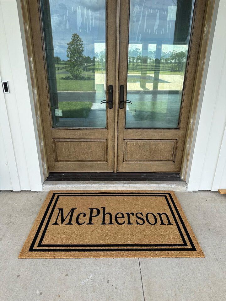Double Border Personalized Doormats - Image 5