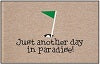 FUNNY DOORMAT - PARADISE GOLF