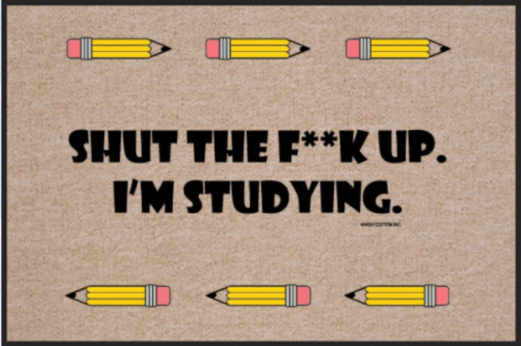 FUNNY DOORMAT - SHUT THE F**K UP