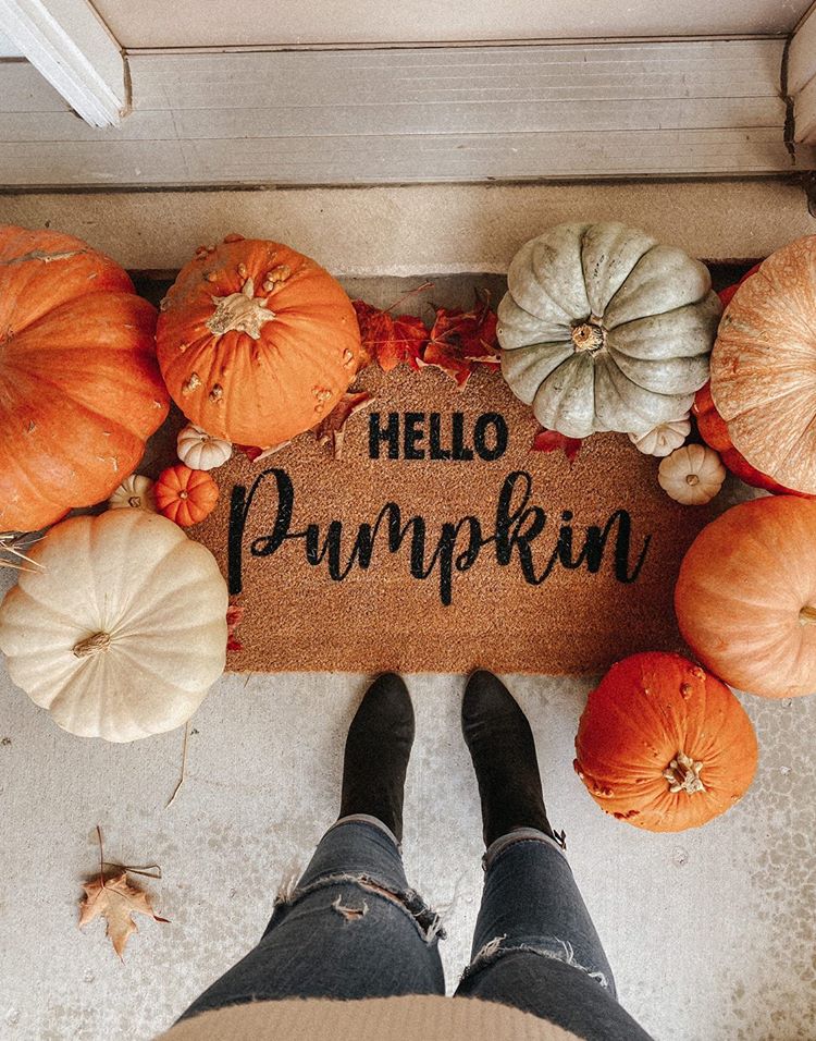 Hello Pumpkin Coir Doormat - Image 12