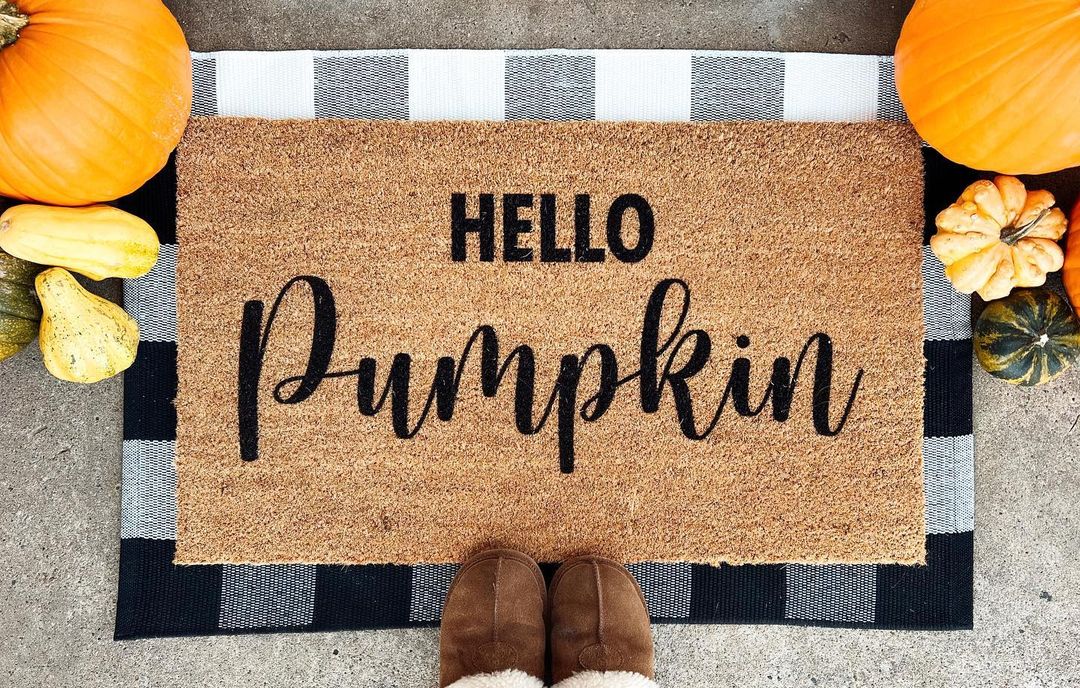 Hello Pumpkin Coir Doormat - Image 18