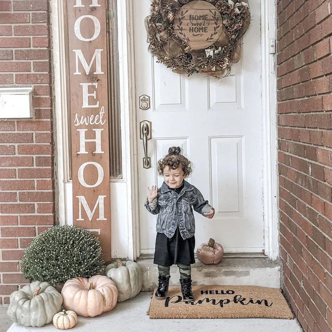 Hello Pumpkin Coir Doormat - Image 6