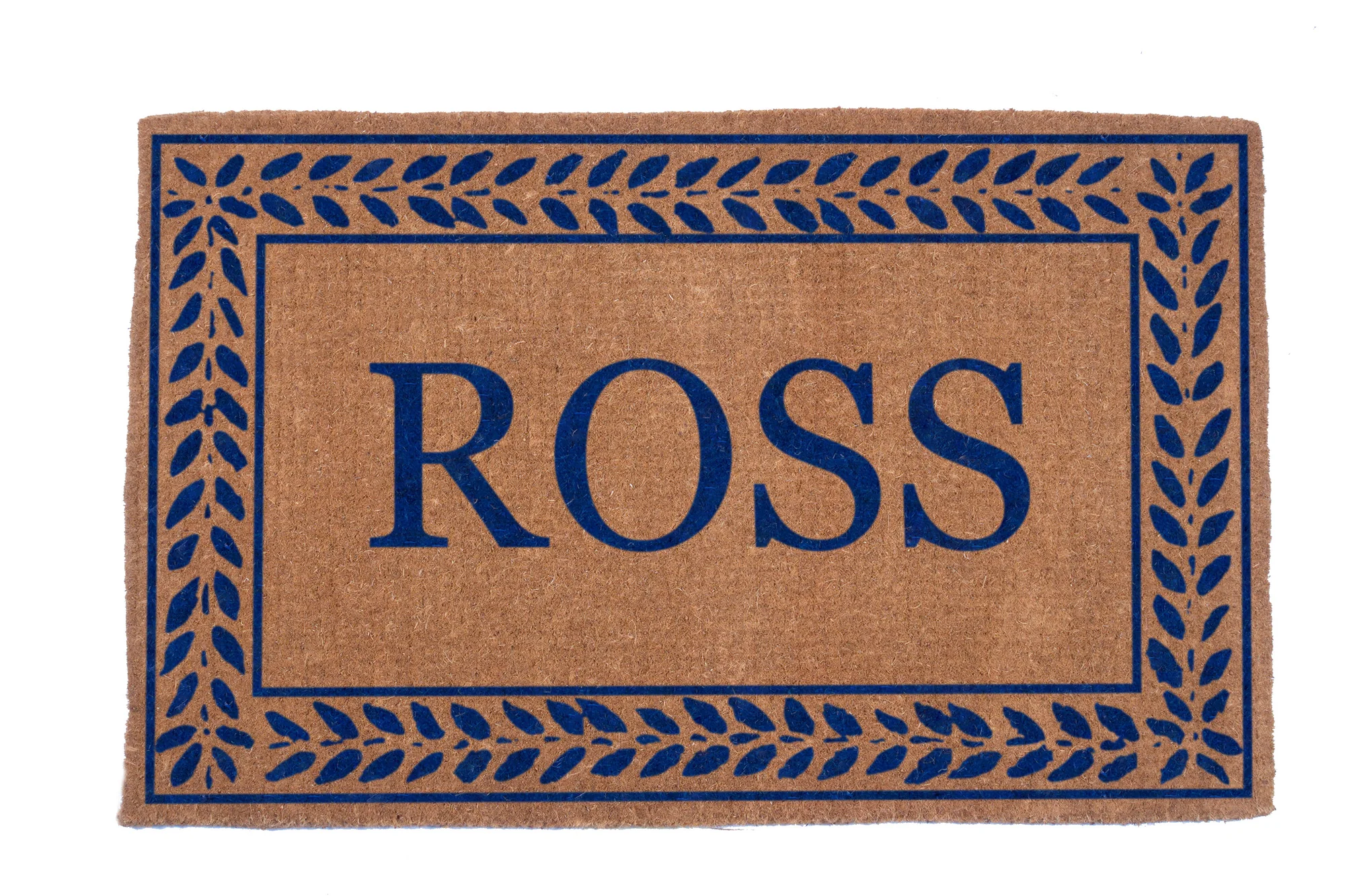 Leafy Vines Border Personalized Doormats - Image 3