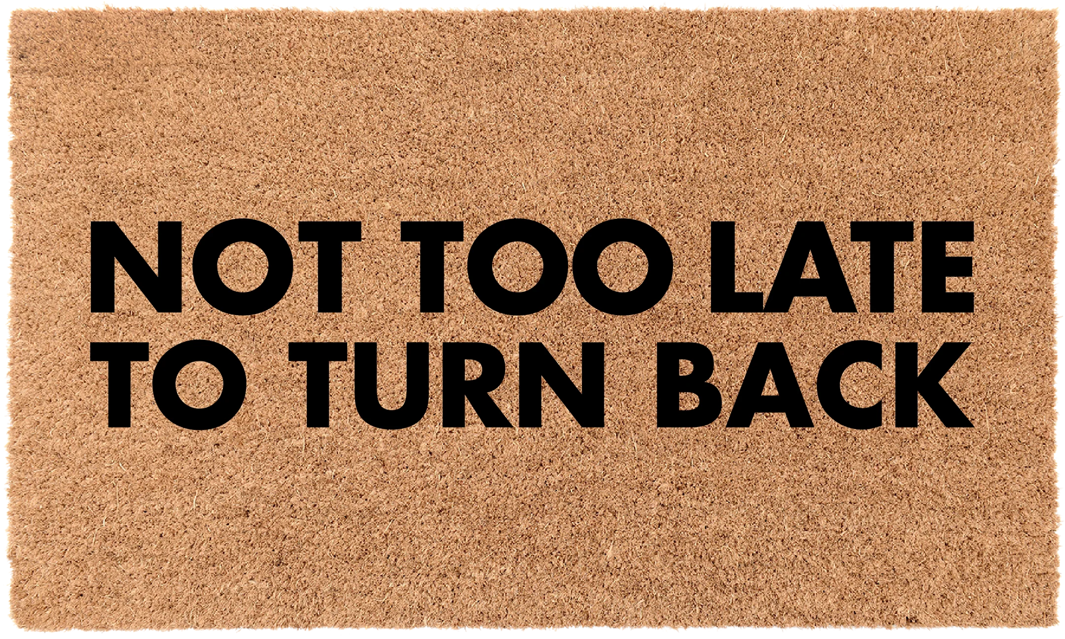 Not Too Late To Turn Back