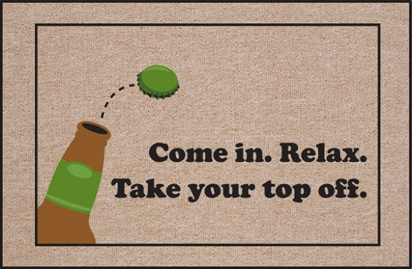 Relax Take your Top Off Olefin Doormat - Image 2