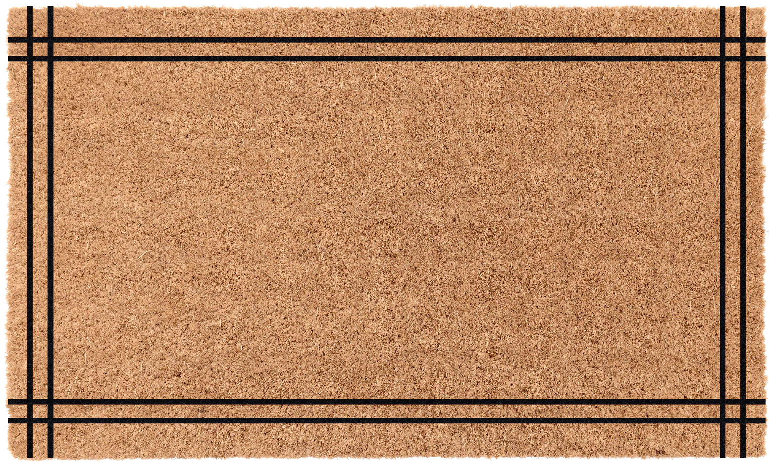 Ribbon Border Personalized Doormat - Image 2