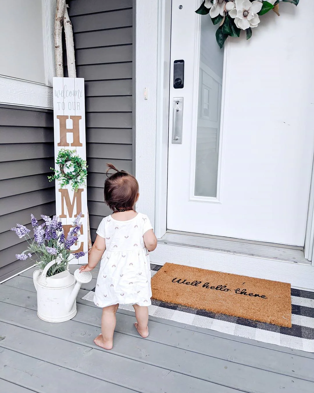 Well Hello There Vinyl Coir Doormat - Image 3