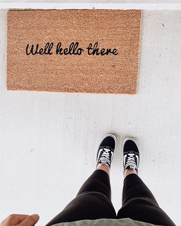 Well Hello There Vinyl Coir Doormat - Image 5