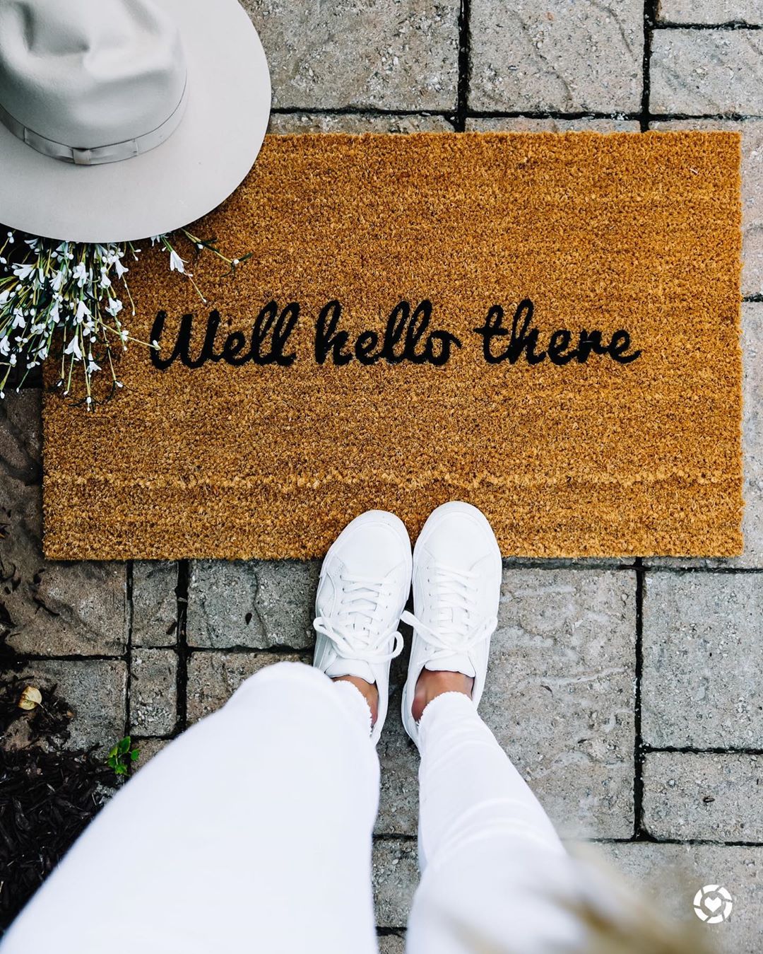 Well Hello There Vinyl Coir Doormat - Image 7