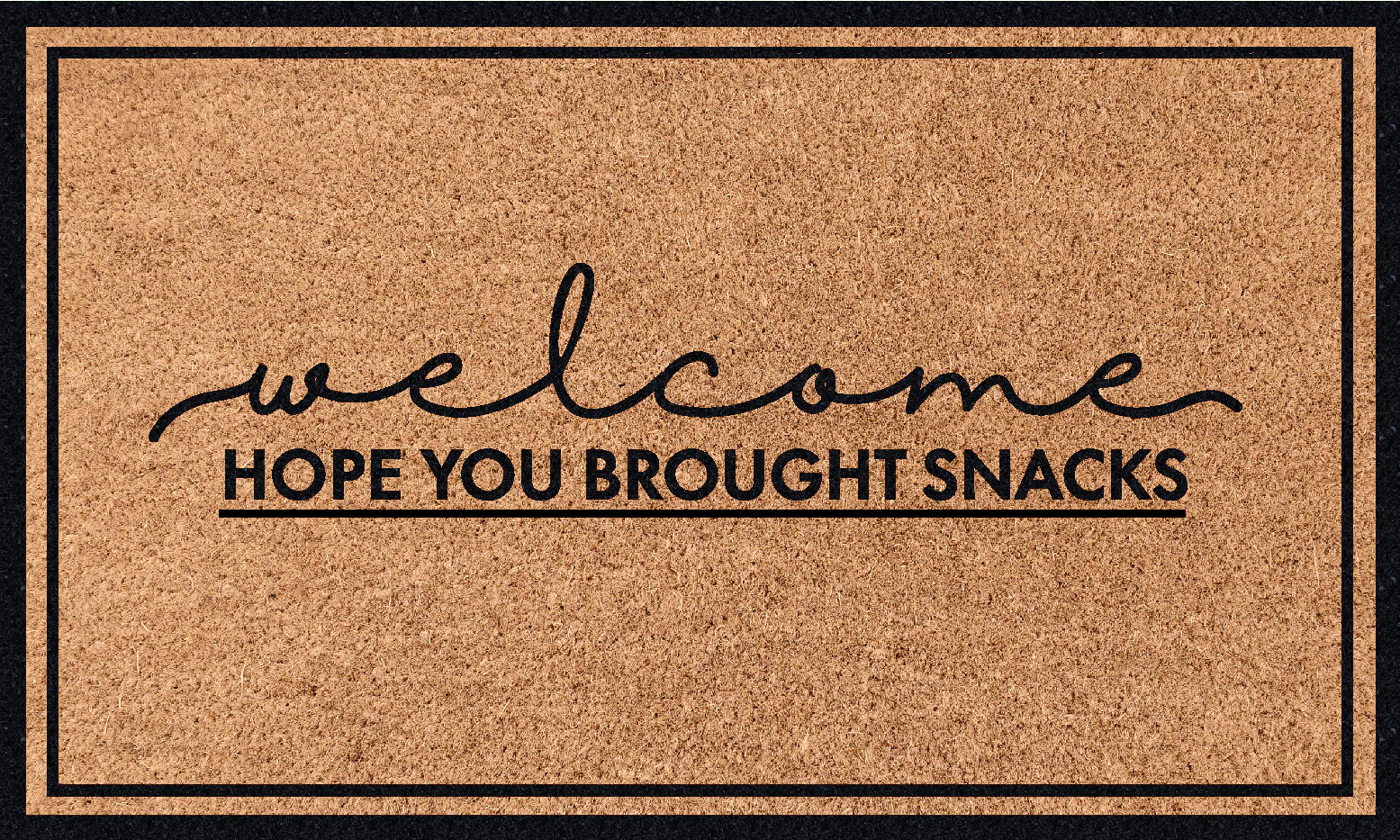 Welcome! Hope you brought snacks